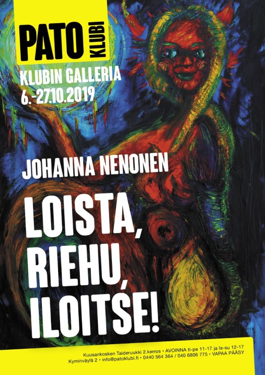 NäyttelyjulisteJohannaNenonen